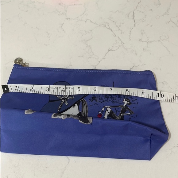 Super Cute Clinique Floral and Blue Lancome Cosmetic Bags New Never Used - Picture 7 of 12